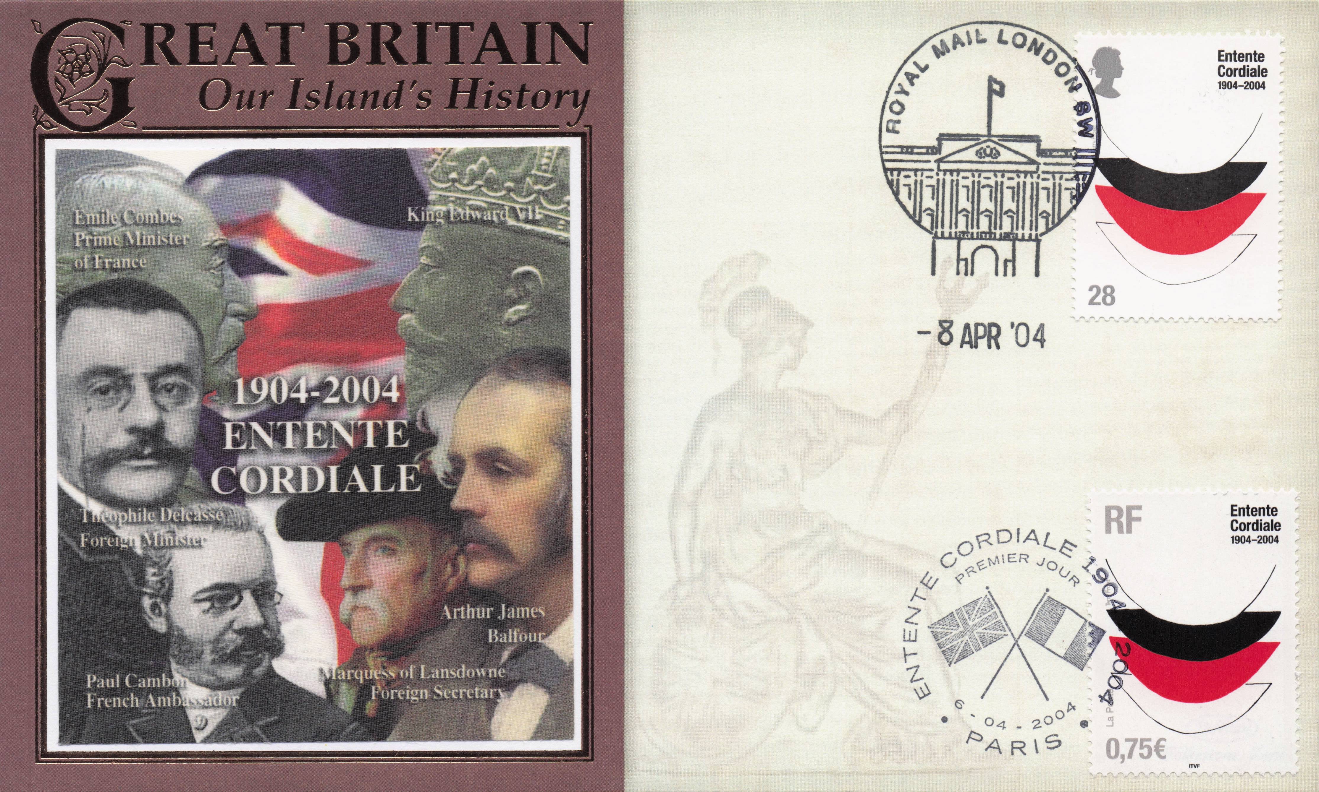 Emile Combes Paul Cambon Theophile Delcasse French Policits Benham Rare FDC