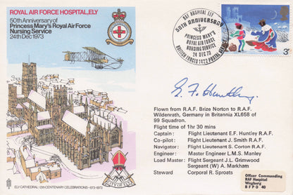 Princess Mary's RAF Nursing Service Ely Anniversary Hand Signed FDC