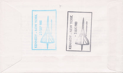 First UK Transatlantic Passenger Flights 40th Anniverary Hand Signed FDC