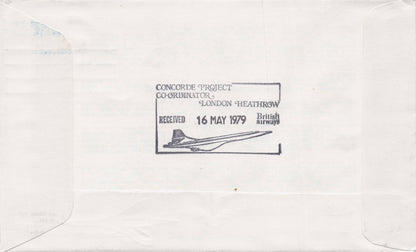 First Atlantic Air Crossing 60th Anniversary Concorde Hand Signed FDC
