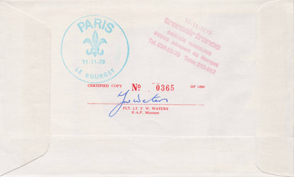 60th Anniversary Of 191 First Royal Air Mail Services Hand Signed FDC