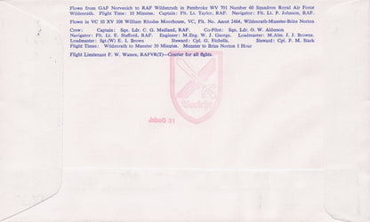 First 1939 WW2 Jet Propelled Aircraft Flight Anniversary Hand Signed FDC