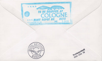 60th Anniversary of First Scheduled Hendon Museum 1919 Biggin Hill FDC