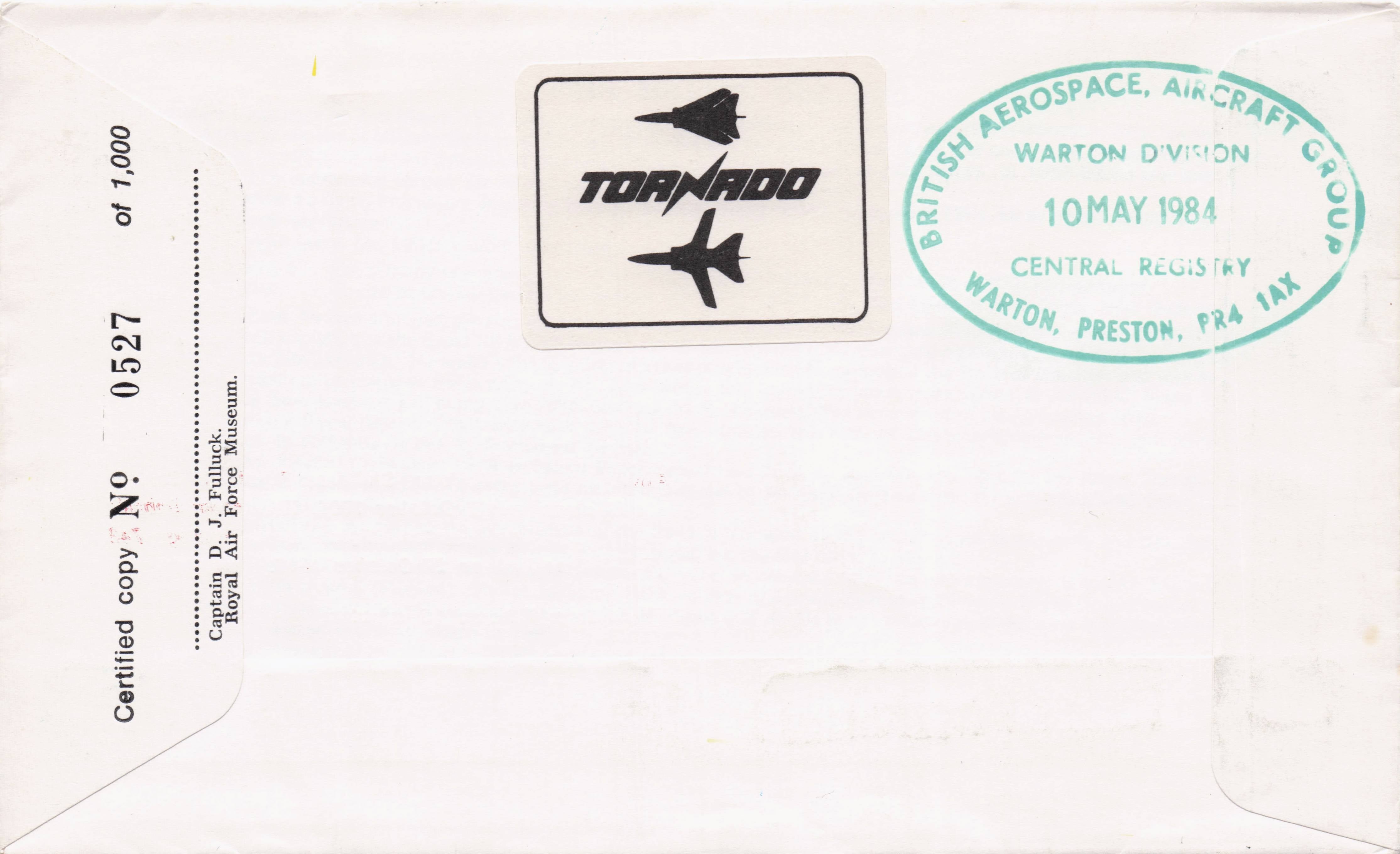 Paul Millett With Saudi Arabia Frank RAF WW2 Veteran Hand Signed Military FDC