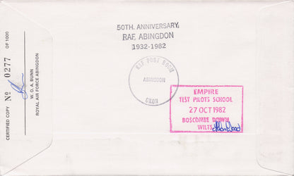 Sergeant Neville Duke RAF War WW2 Veteran Hand Signed Military FDC