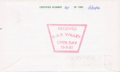 Duncan Smith RAF War WW2 Veteran Hand Signed Military FDC