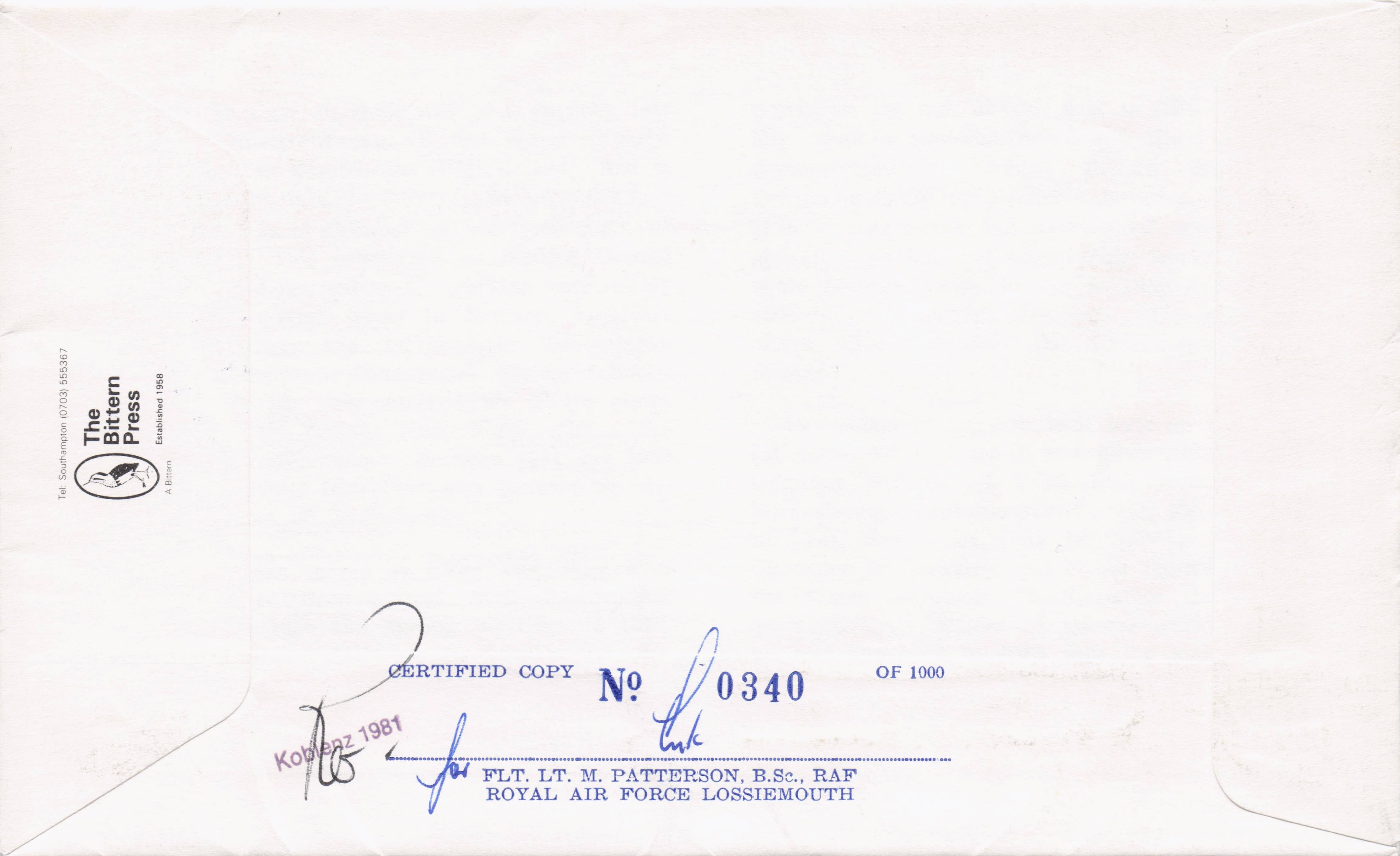 Flugkapitan Hanna Reitsch War WW2 Veteran Hand Signed Military FDC