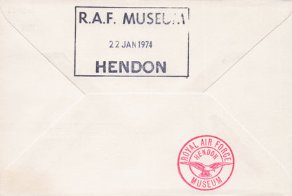 First Flights By Hang Glider 1974 RAF Abingdon Pilot Hendon Hand Signed FDC