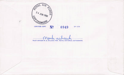 50th Anniversary of RAF Cottesmore Captain Pilot MULTI Military Hand Signed FDC