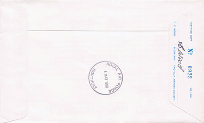 Croydon London Airport Terminal Opening Military Double Hand Signed FDC
