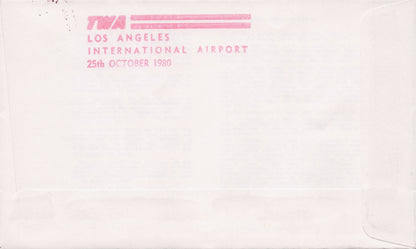 Coast To Coast USA Air Service Los Angeles Airport 1980 Hand Signed FDC