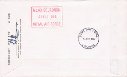John O Groats To Lands End Phantom Plane MULTI Hand Signed Military FDC