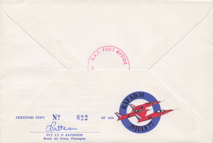Queens Silver Jubilee RAF Review DOUBLE Hand Signed 1977 Military FDC