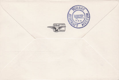 RAF 32 Squadron Air Force Sycamore Last Flight 1972 Military Hand Signed FDC
