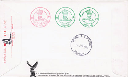 Duke Of York 1991 Royal Visit To Papua New Guinea Multi Hand Signed FDC