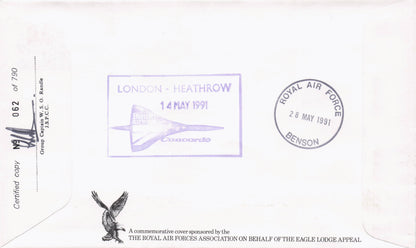 Queen Elizabeth Royal Visit To USA America 1991 Multi Rare Hand Signed FDC