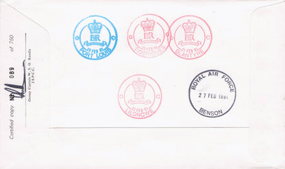 Princess Diana 1991 Royal Visit To Southern Africa Multi Hand Signed FDC