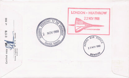 Princess Alexandra 1988 Royal Visit To Caribbean Multi Hand Signed FDC