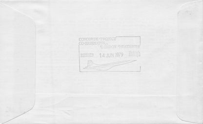 40th Anniversary Of First Non Stop Atlantic Crossing Concorde Hand Signed FDC