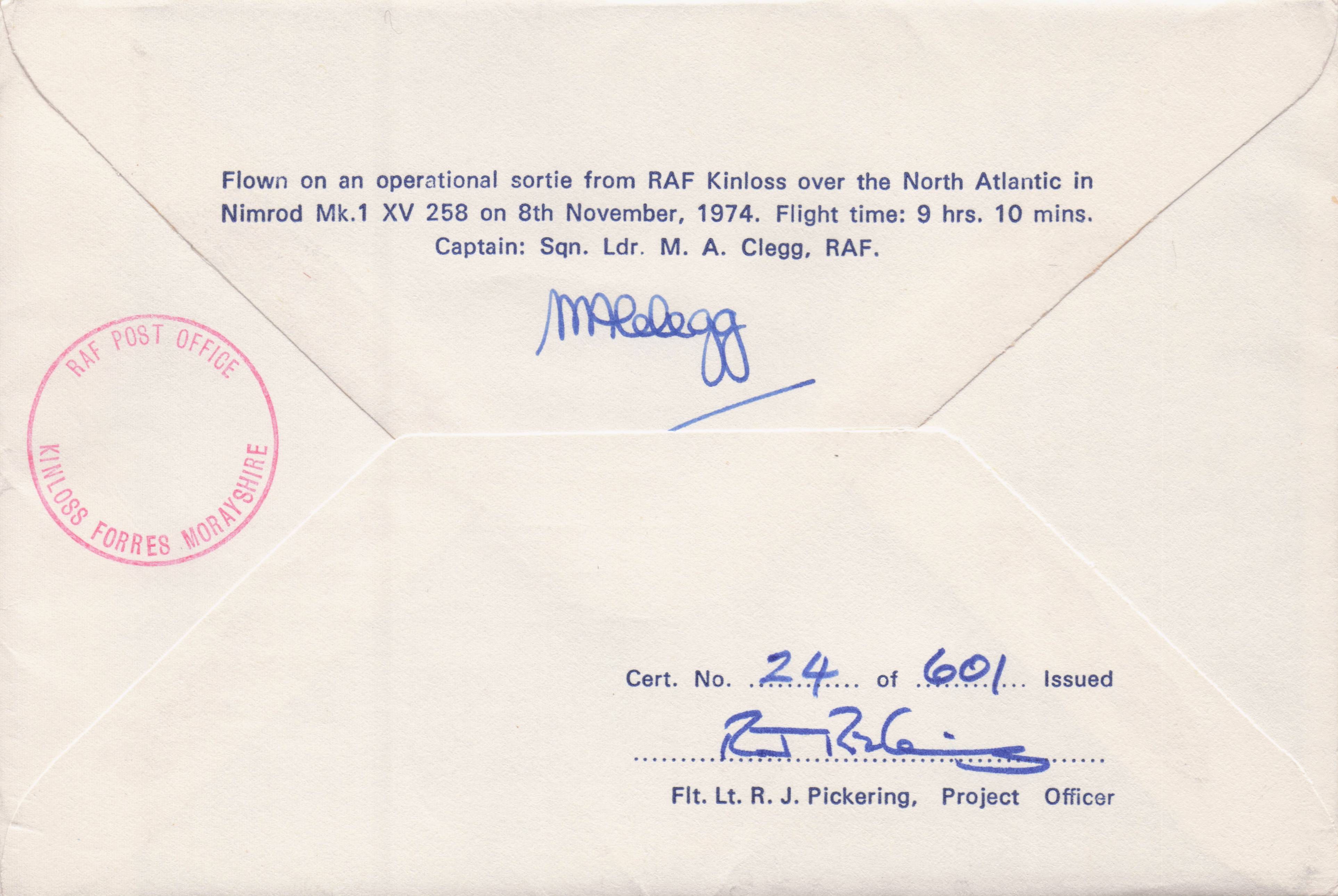 201 Squadron WW2 60th Anniversary 6x MULTI Hand Signed Military FDC