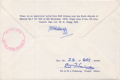201 Squadron WW2 60th Anniversary 6x MULTI Hand Signed Military FDC