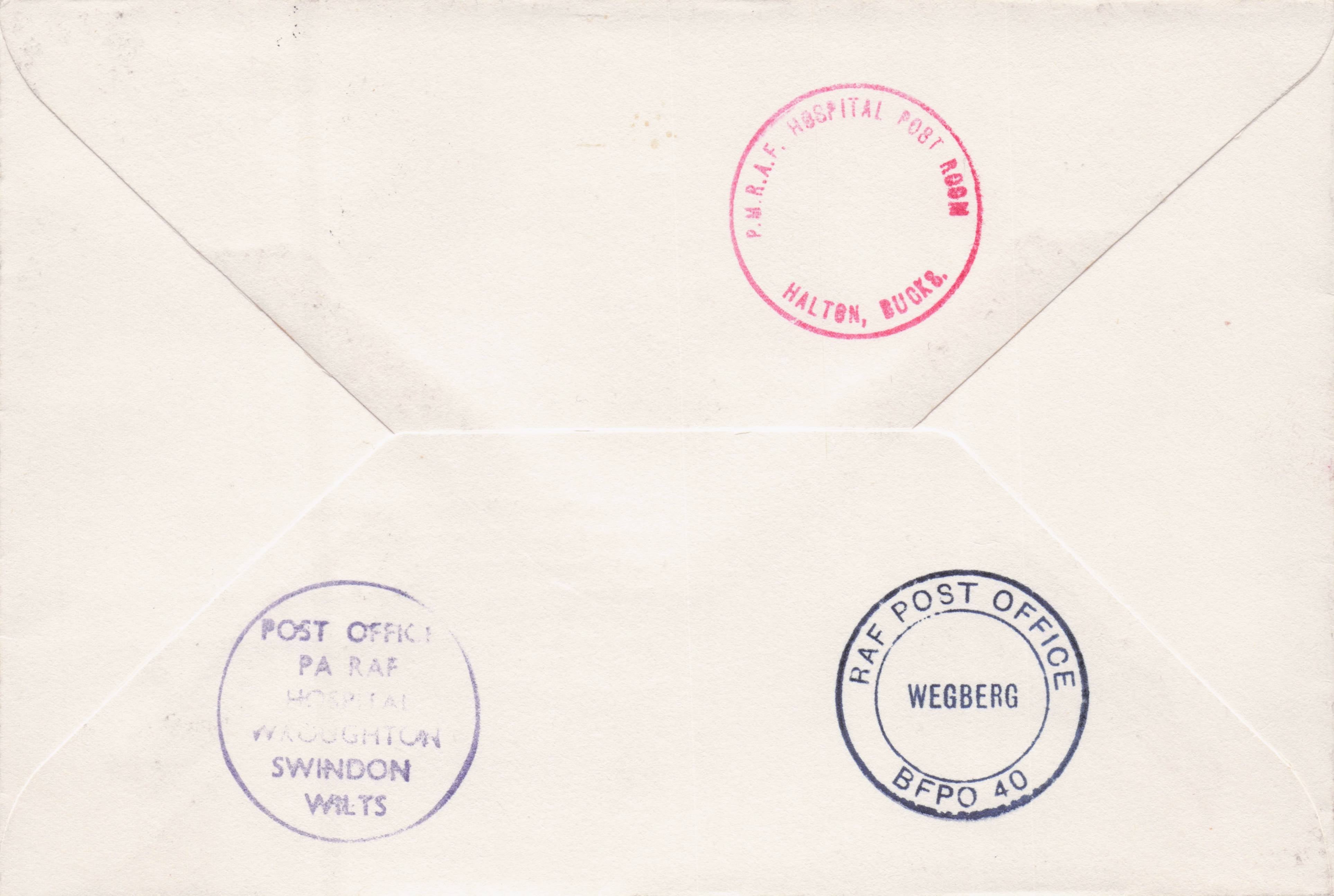 RAF Nursing RAF Hospital Ely WW2 MULTI incl Matron Dean 2x Hand Signed FDC