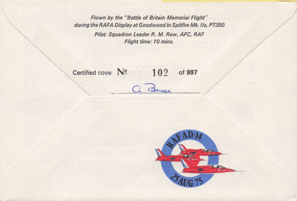 The Spitfires Of Battle Of Britain Flight WW2 MULTI 10x Hand Signed Rare FDC