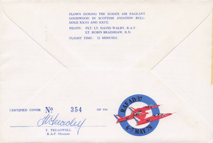 The Bulldogs Air Display Team MULTI Military 6x Hand Signed FDC