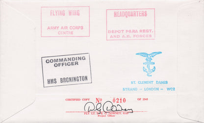 Royal Wedding 1981 Danes Chaplain RAF MULTI Hand Signed FDC