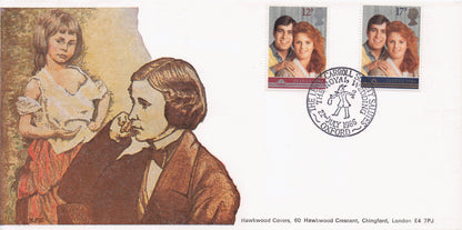 Lewis Carroll of Alice In Wonderland Book Rare 1986 FDC