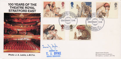 Stratford Theatre 100 Years Hand Signed Chingford Rare LTD TO 50 FDC