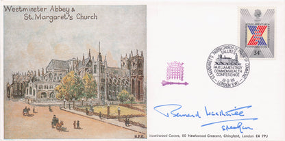 Westminster Abbey Parliament Speaker London LTD TO 100 Hand Signed FDC