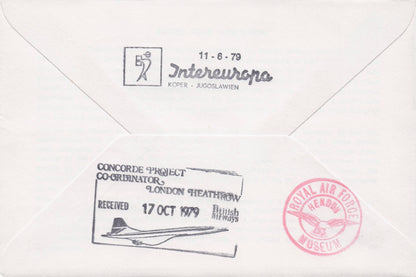 Yugoslavia RAF Rare Flown Military Royal Air Forces Escaping Society FDC