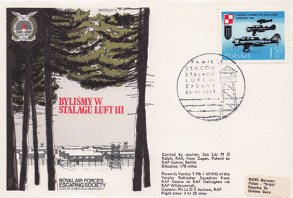 Polish Poland WW2 Rare Military Royal Air Forces Escaping Society FDC