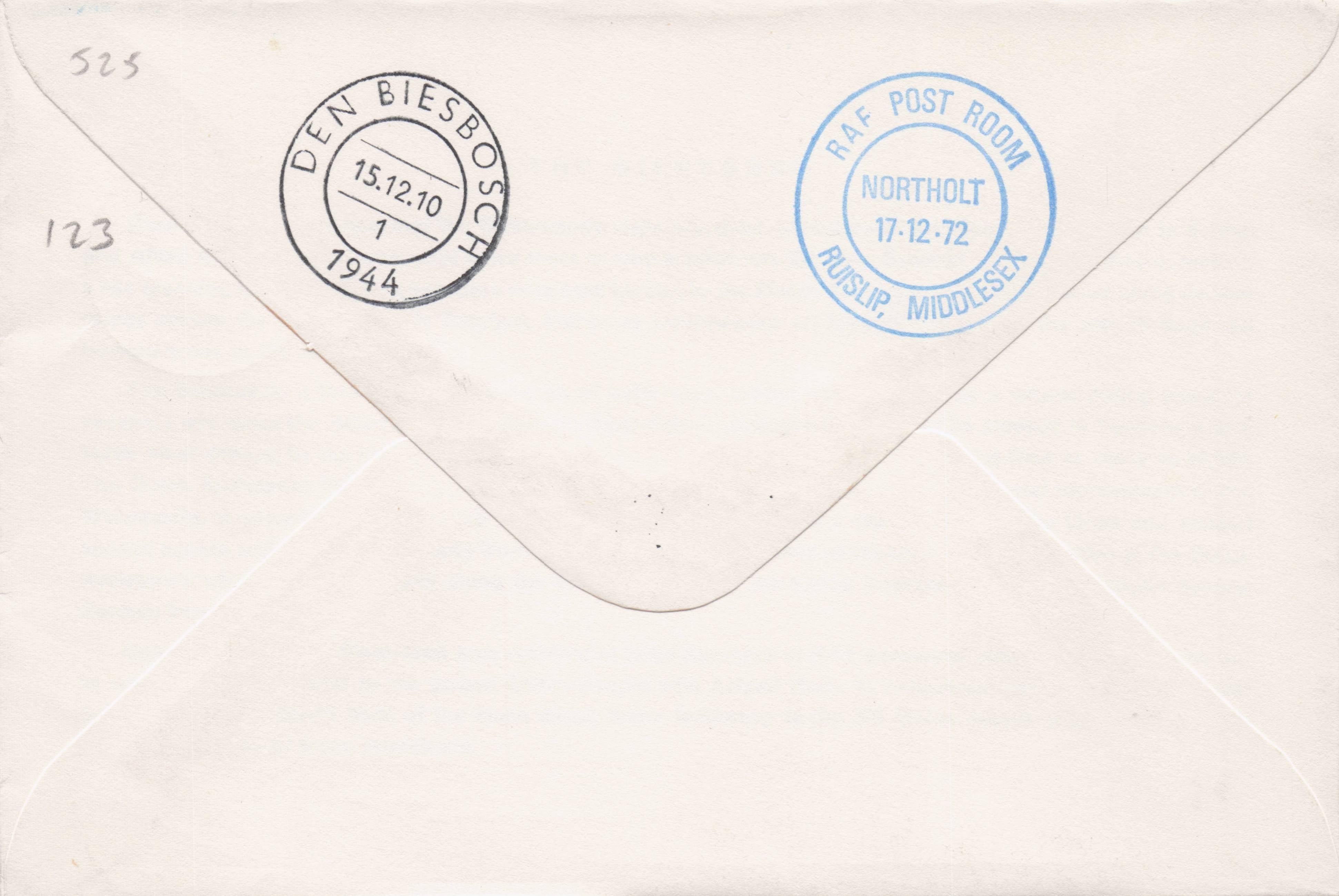 Holland Veldpost WW2 Rare Military Royal Air Forces Escaping Society FDC