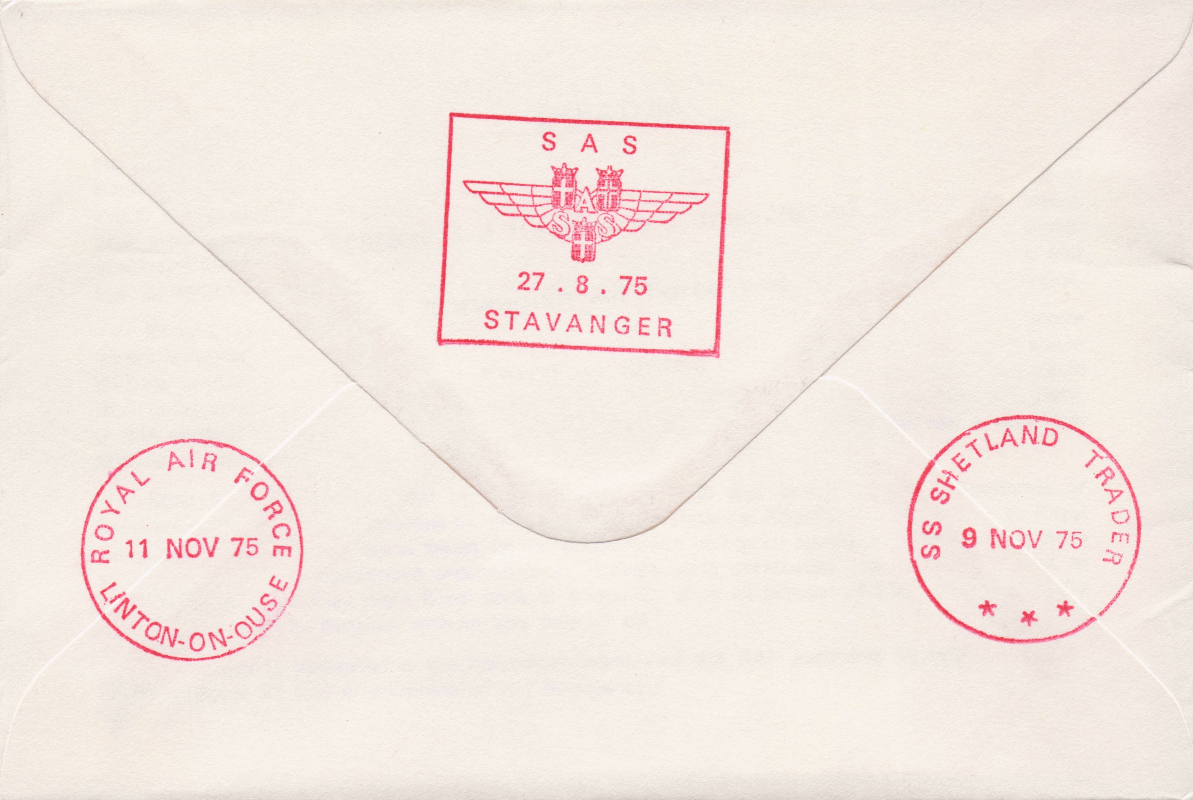 Norway WW2 Rare Military Royal Air Forces Escaping Society FDC