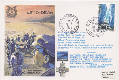 Toulouse French WW2 Royal Air Forces Escaping Society FDC