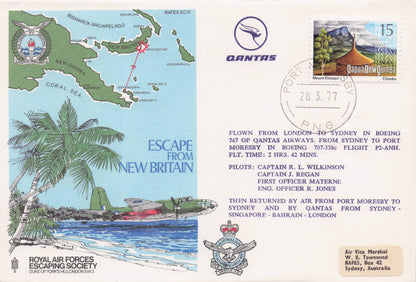 Australia Sydney New Britain WW2 War Royal Air Forces Escaping Society FDC