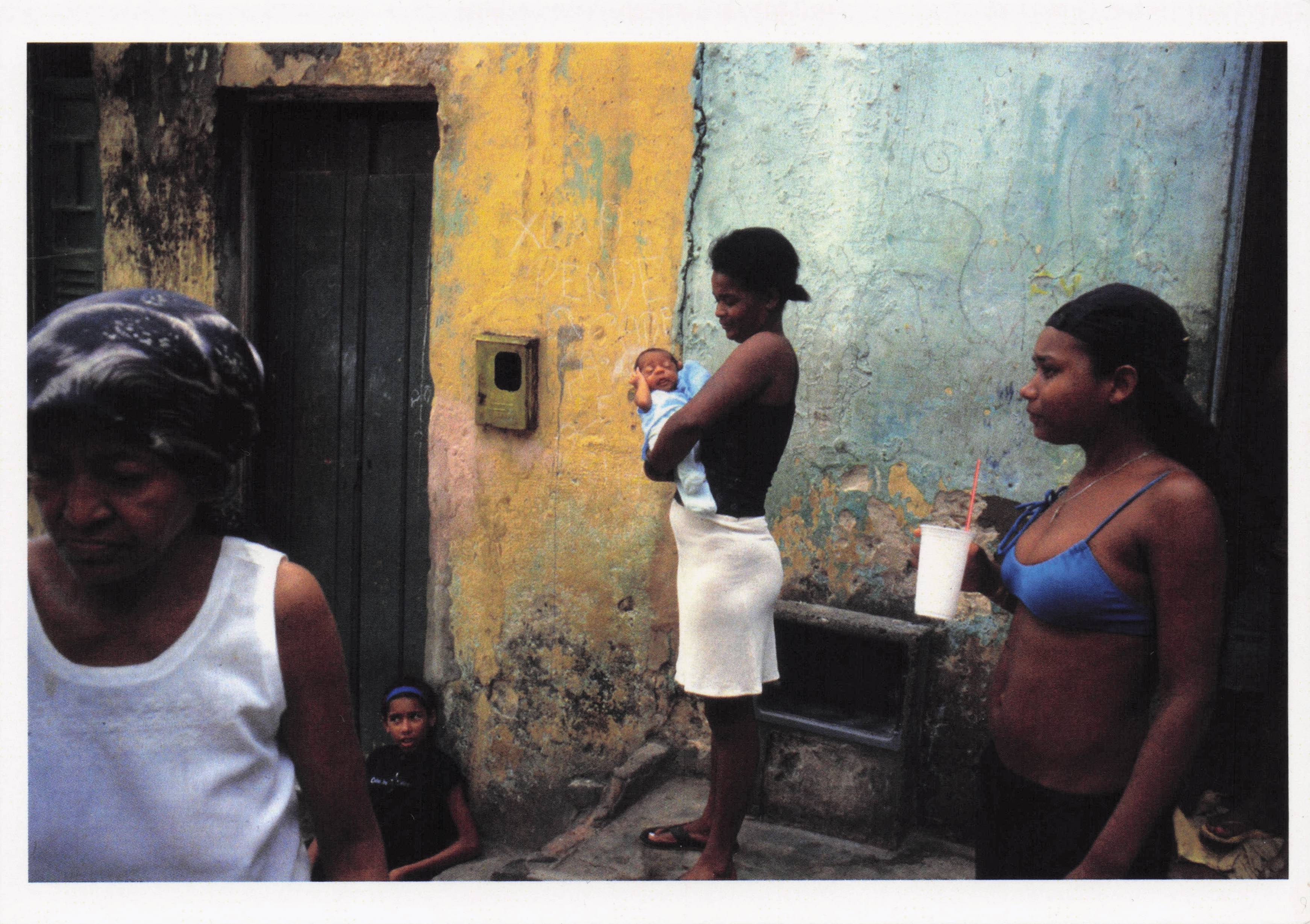 El Salvador Brazil Poverty Mother & Baby Photo Art Award Postcard