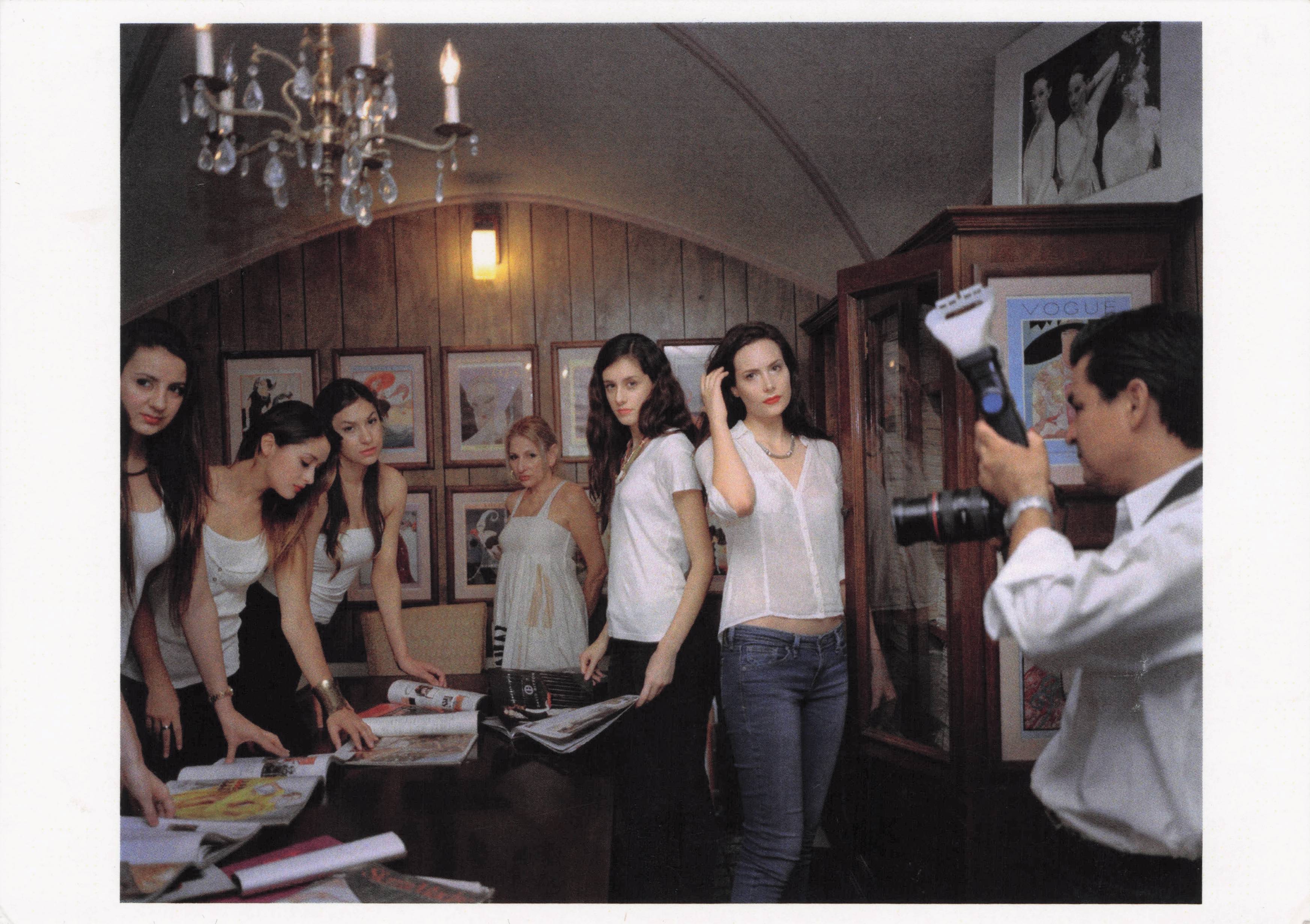 California Sexy Models with Risque Magazines Photo Art Award Postcard