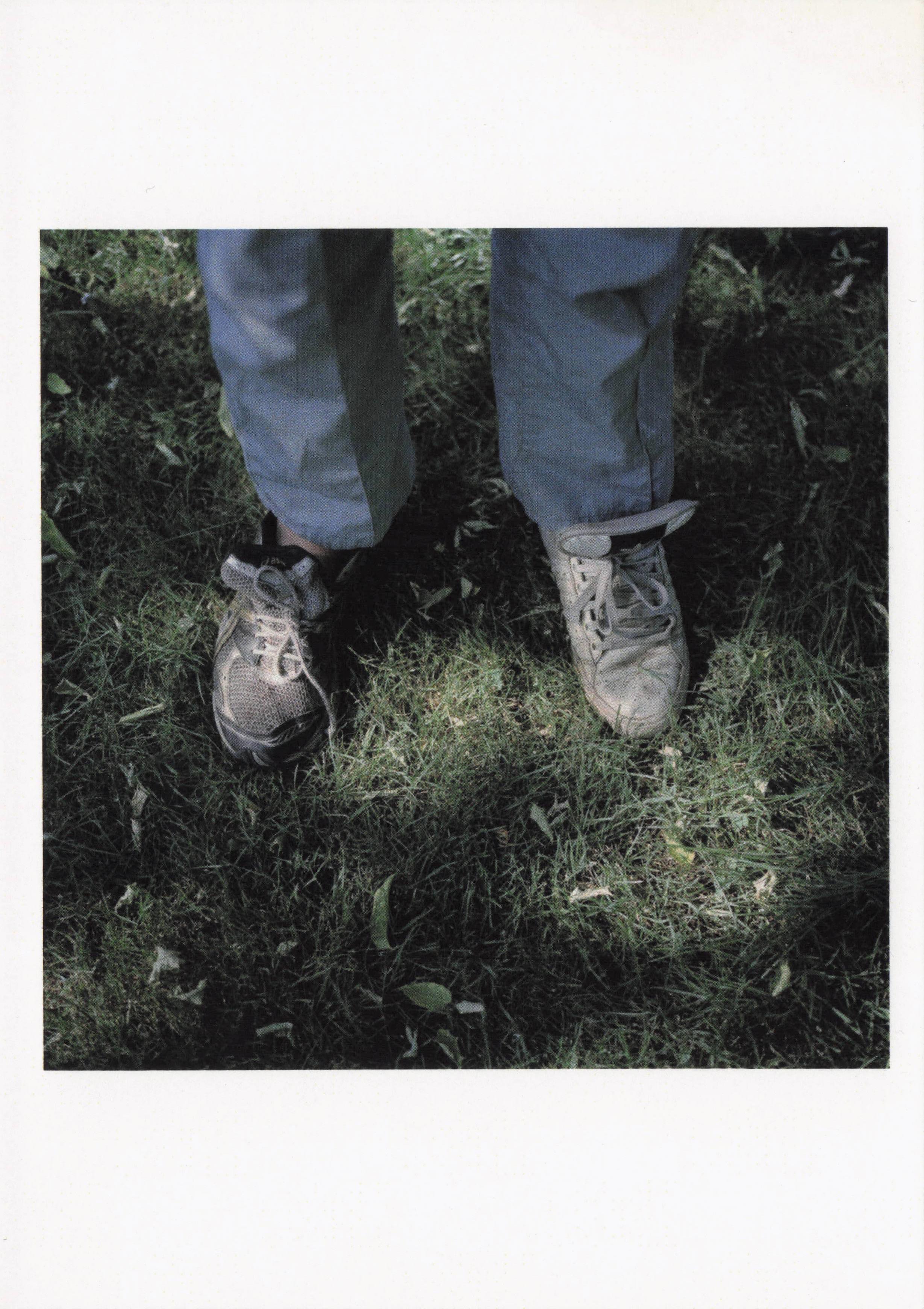 Schizophrenia Mental Health Big Brother Shoes Photo Award Postcard