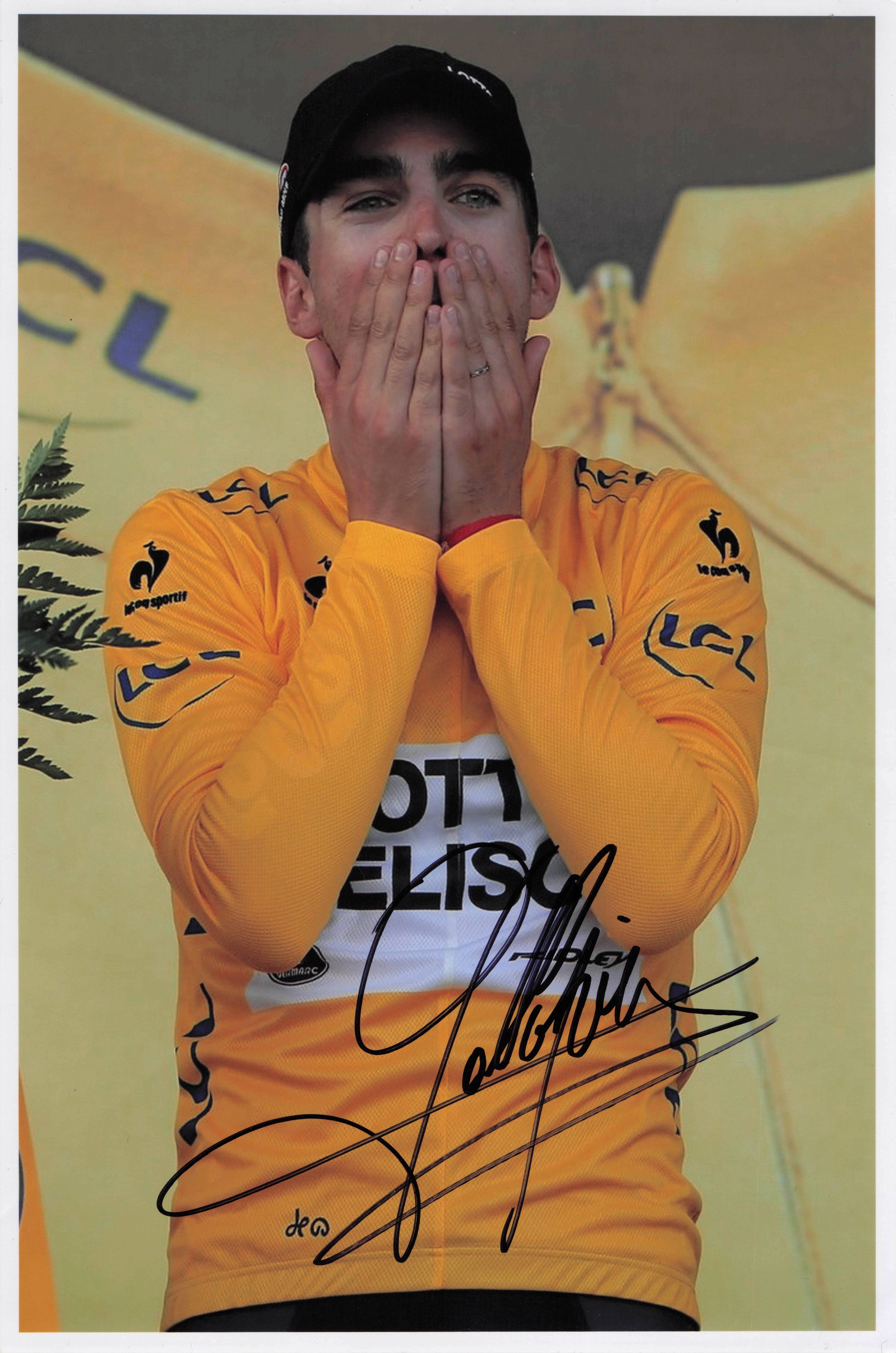 Tony Gallopin French Cyclist 2014 Tour De France 12x8 Hand Signed Photo