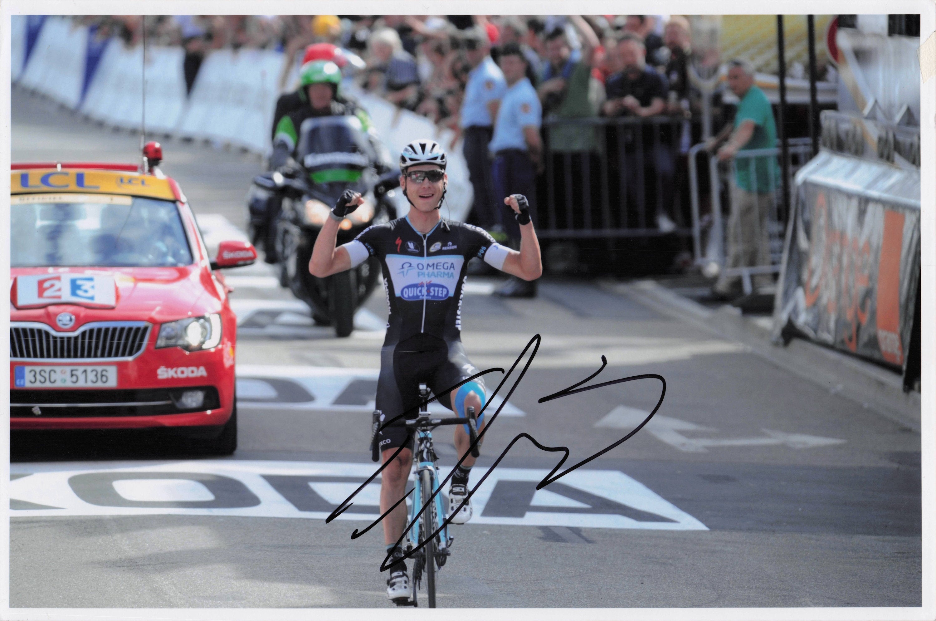 Tony Martin German Olympics Cyclist Large 12x8 Hand Signed Photo