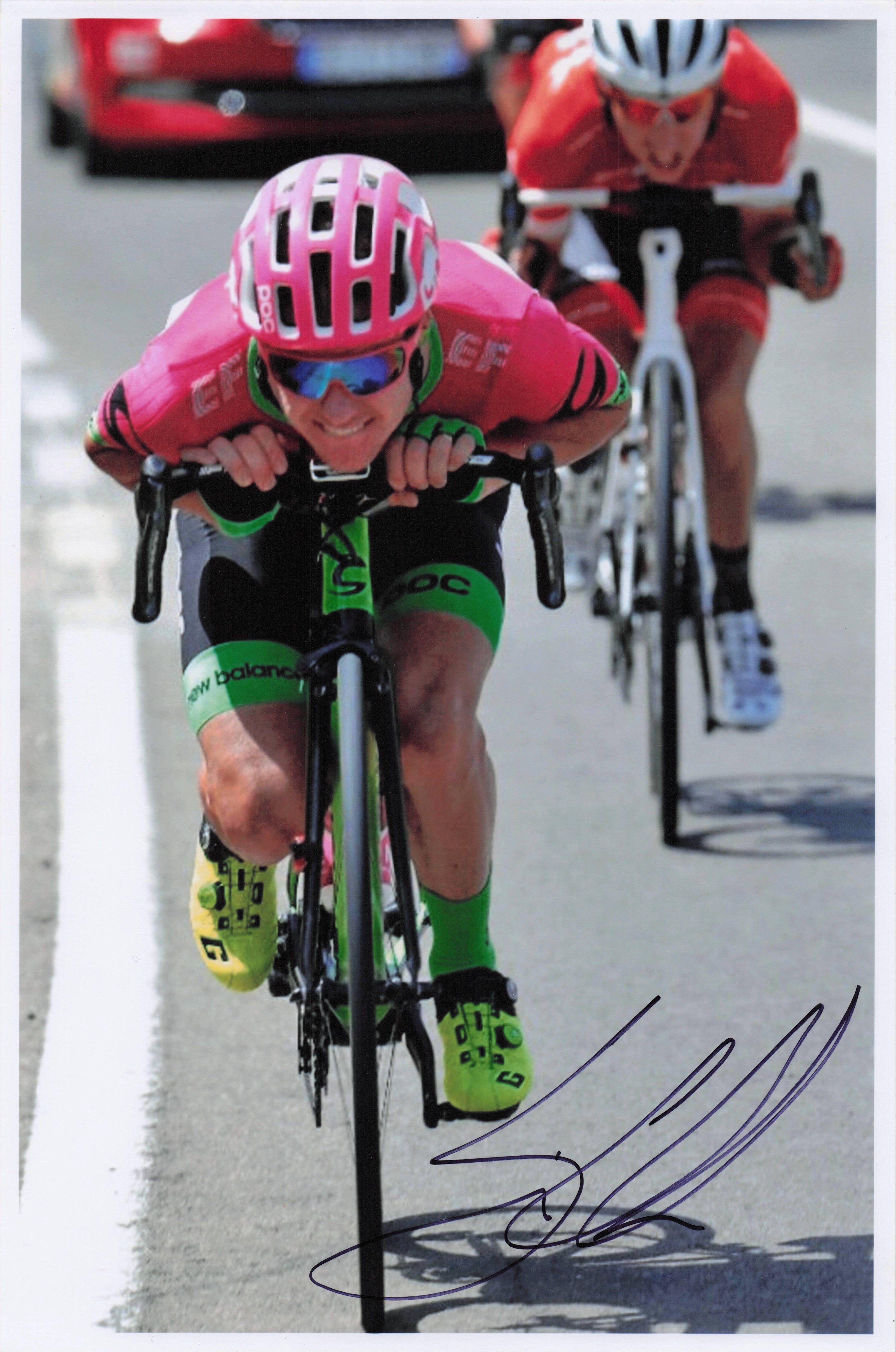 Simon Clarke Australian Cyclist Cycling Large 12x8 Hand Signed Photo