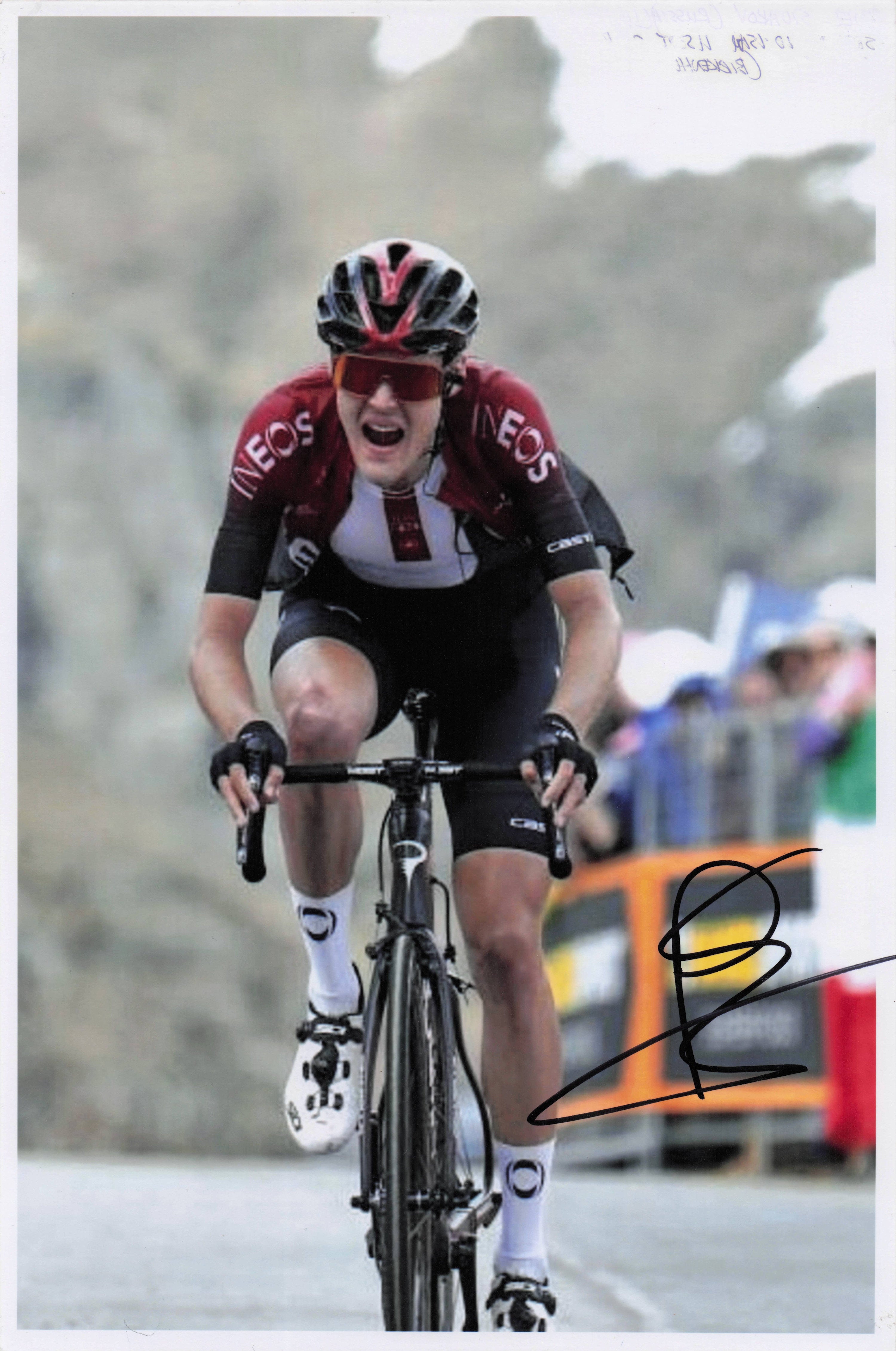 Pavel Sivakov France Cyclist Team Emirates 12x8 Hand Signed Photo