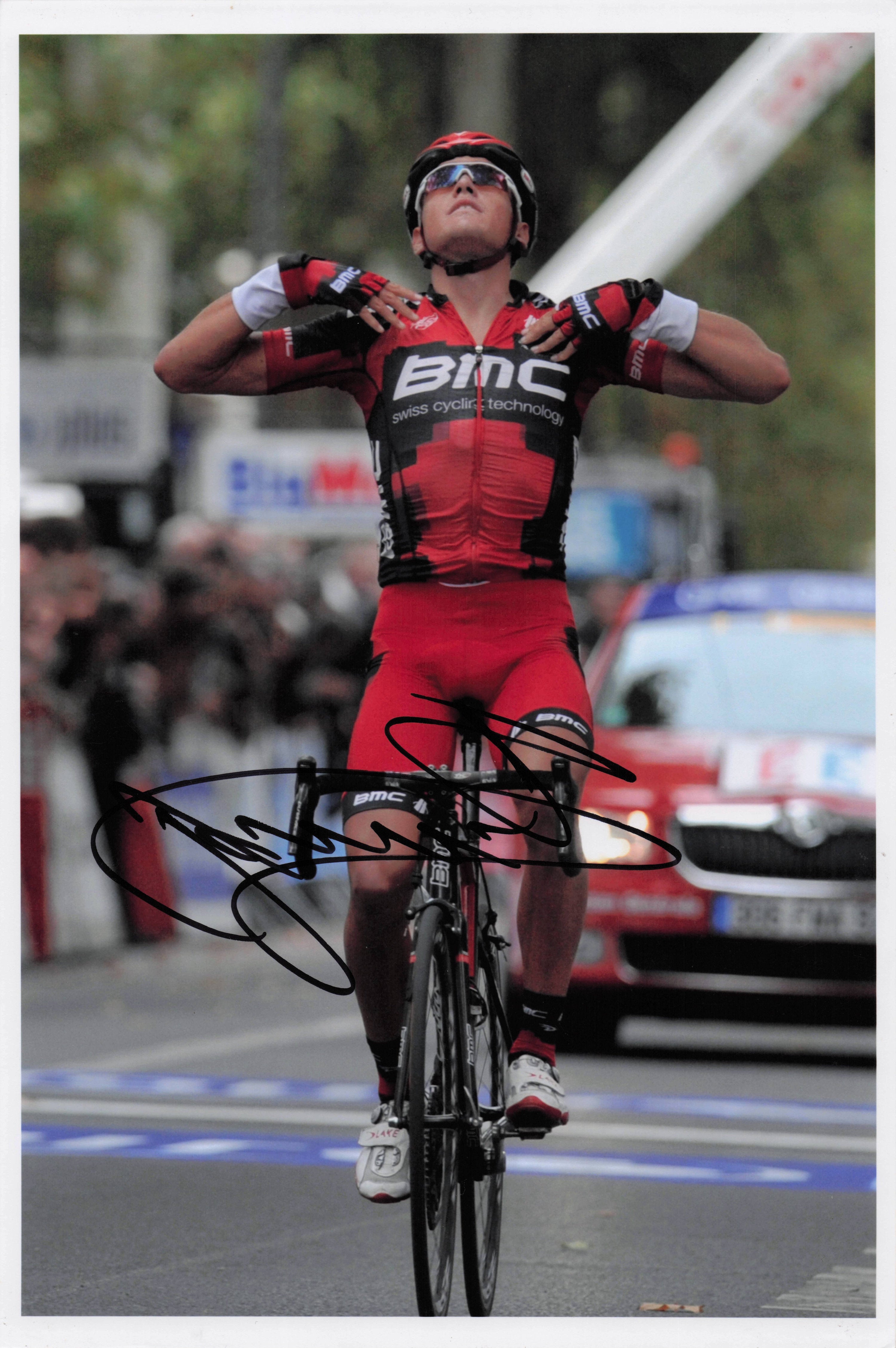 Greg Van Avermaet Belgian Cyclist 2011 Paris Race 12x8 Hand Signed Photo
