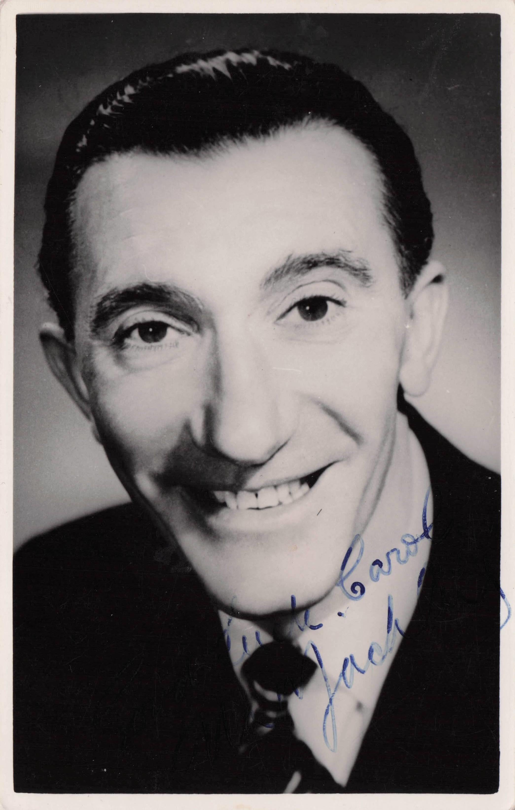 Nat Jackley TV Comedian also The Beatles Magical Mystery Tour Hand Signed Photo