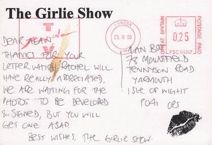 The Girlie Show Hand Signed Photo