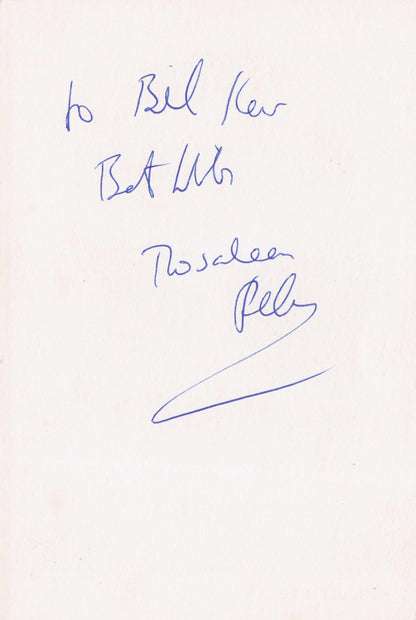 Rosaleen Pelan Hand Signed Photo