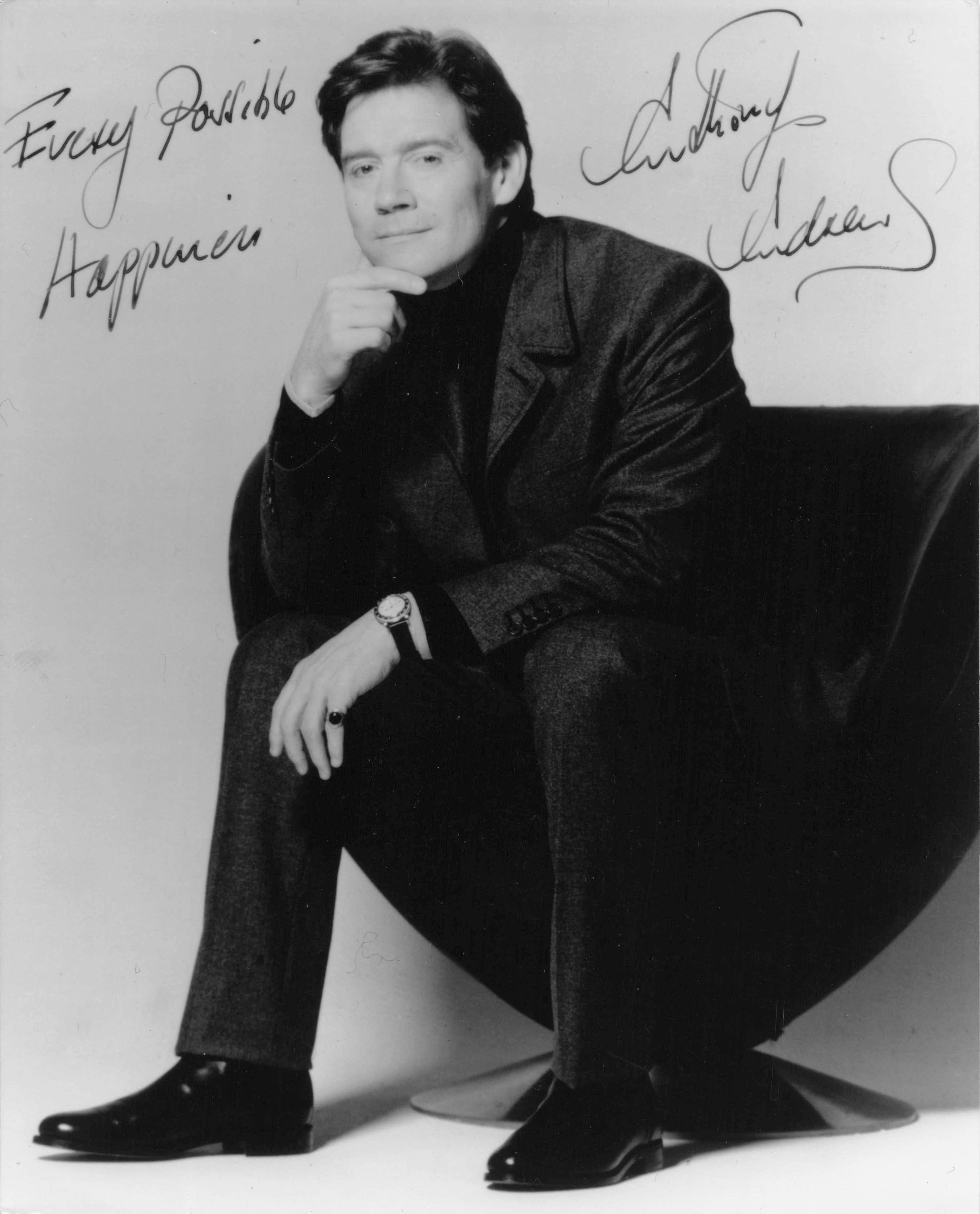 Anthony Andrews Danger UXB Ivanhoe Vintage Hand Signed Photo
